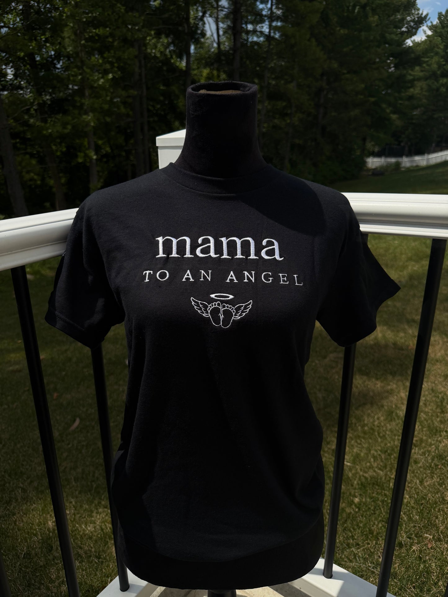 C - Mama to an angel shirt