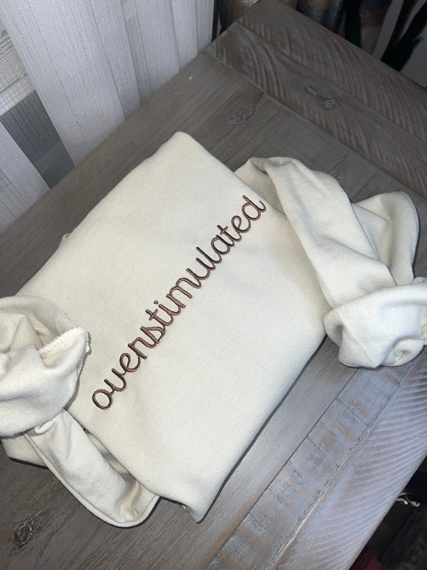 overstimulated sweater