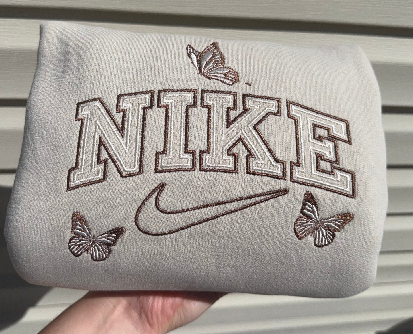 Butterfly crewneck