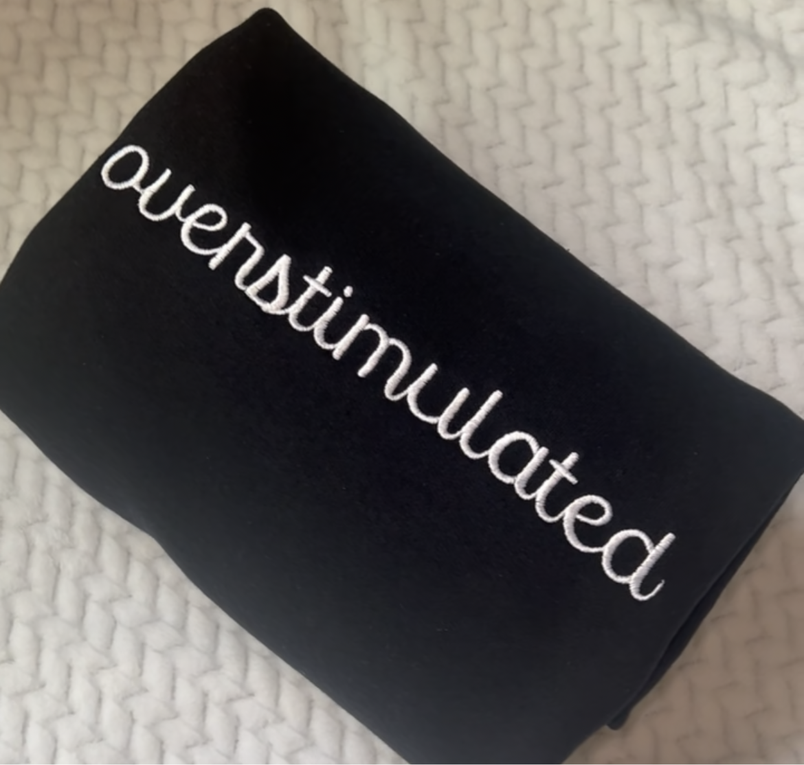 overstimulated sweater