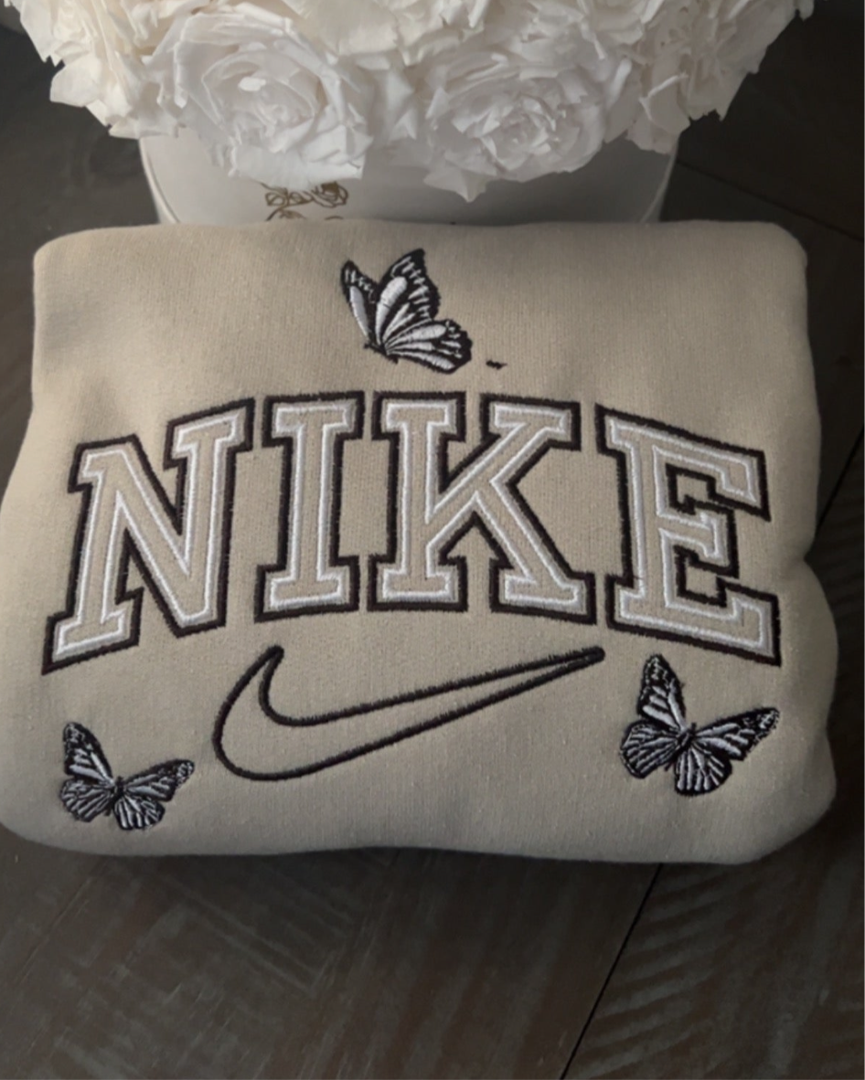Butterfly crewneck
