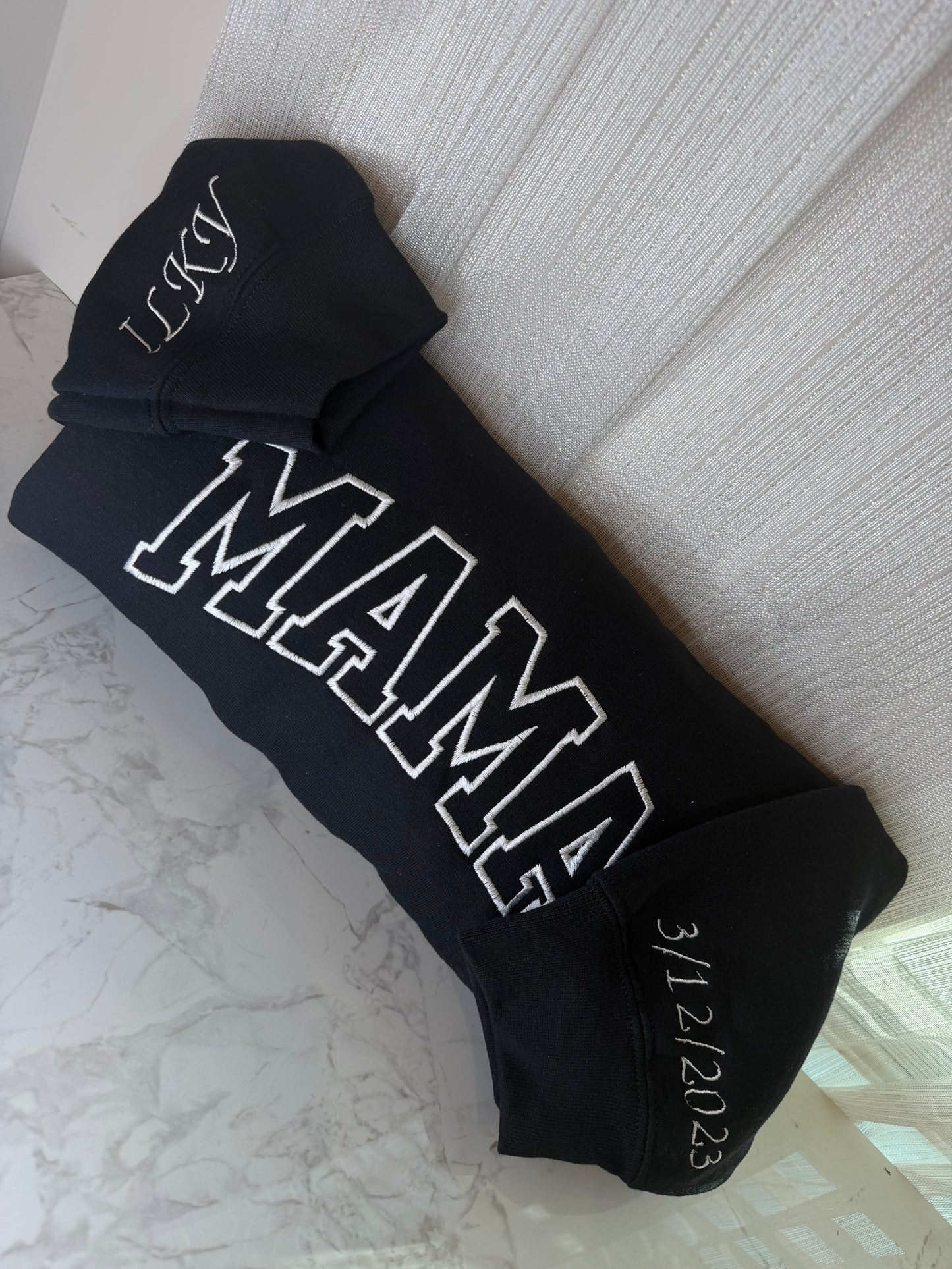 Mama Embroidered Sweater