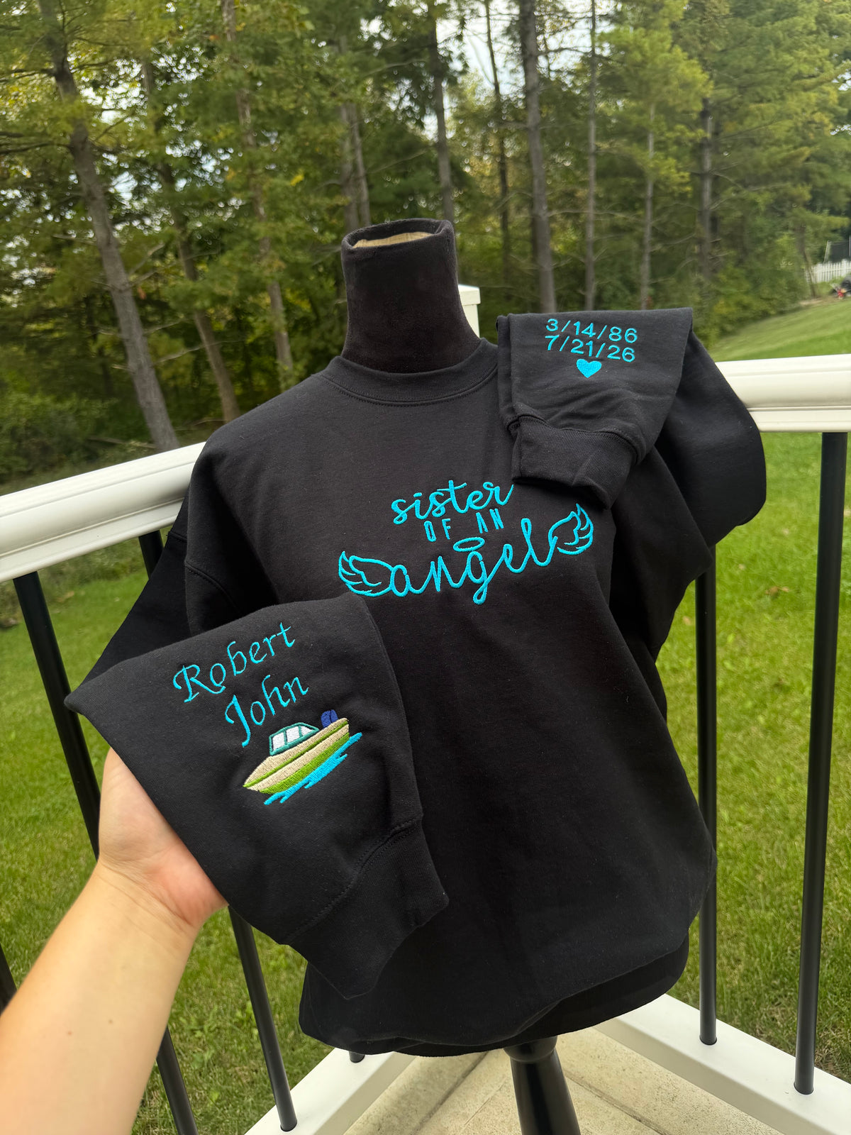 A - Sister of an angel Sweater