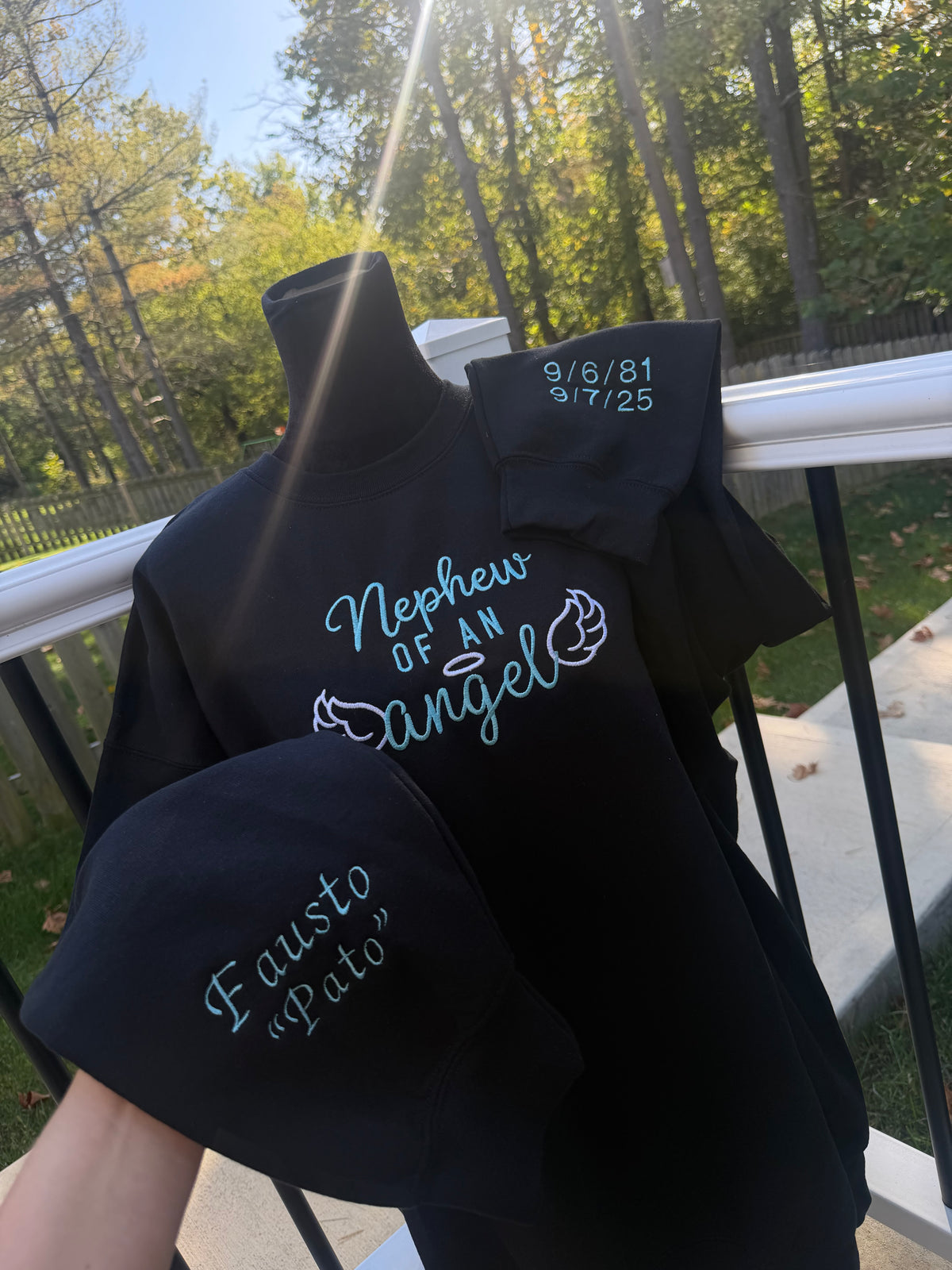 Nephew of an angel sweatshirt