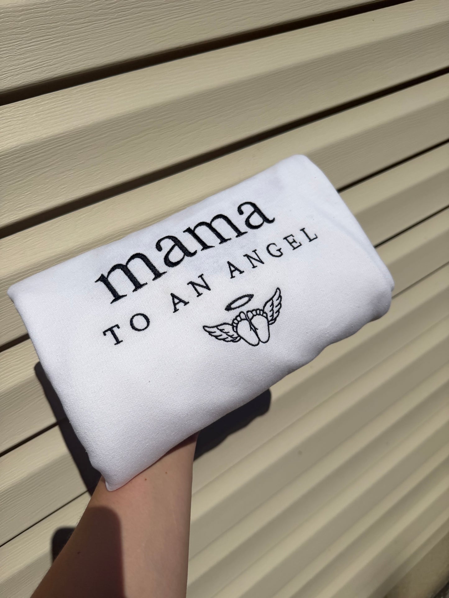 A Angel Mama sweatshirt