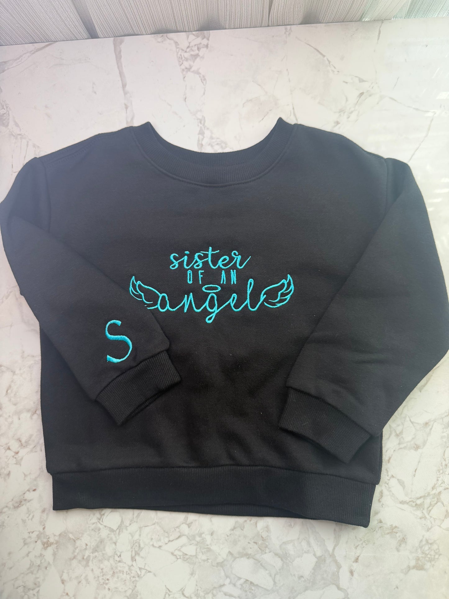 Sister/Brother angel sweater (toddler)