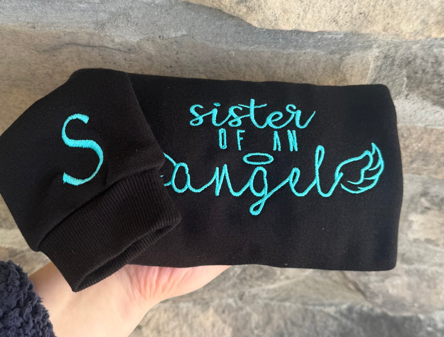 Sister/Brother angel sweater (toddler)