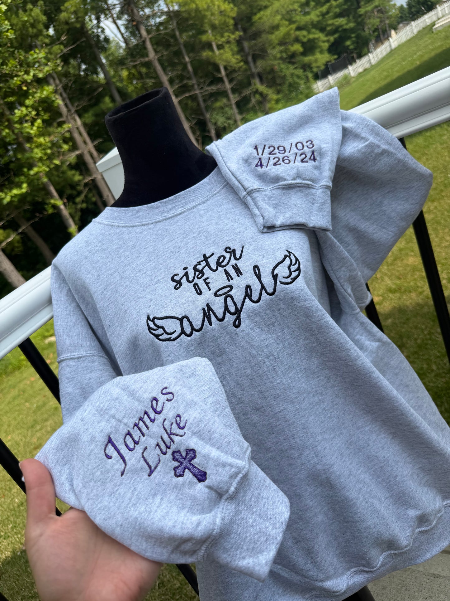 A Sister of an angel Sweater