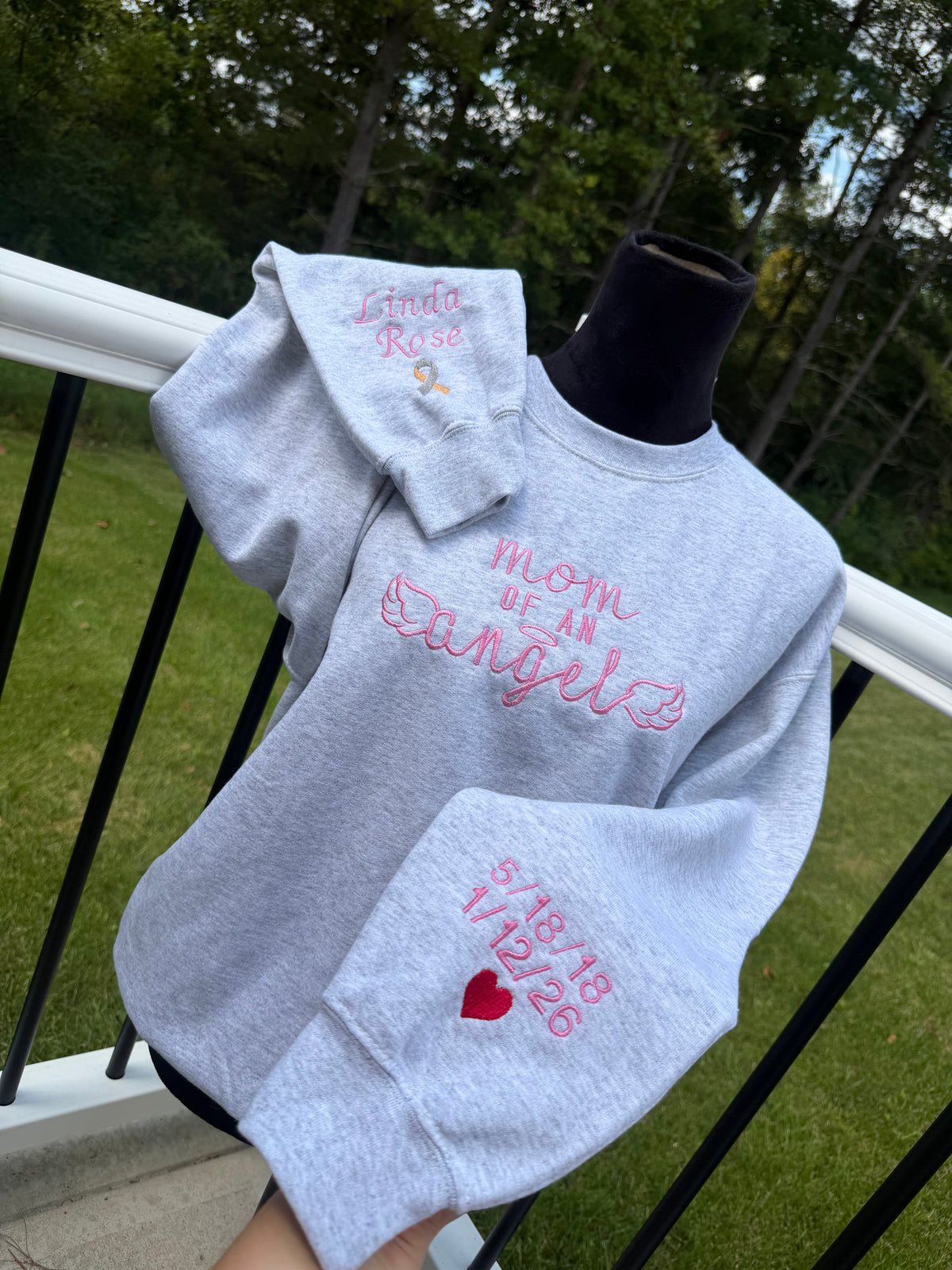 D- Mom of an Angel Sweater