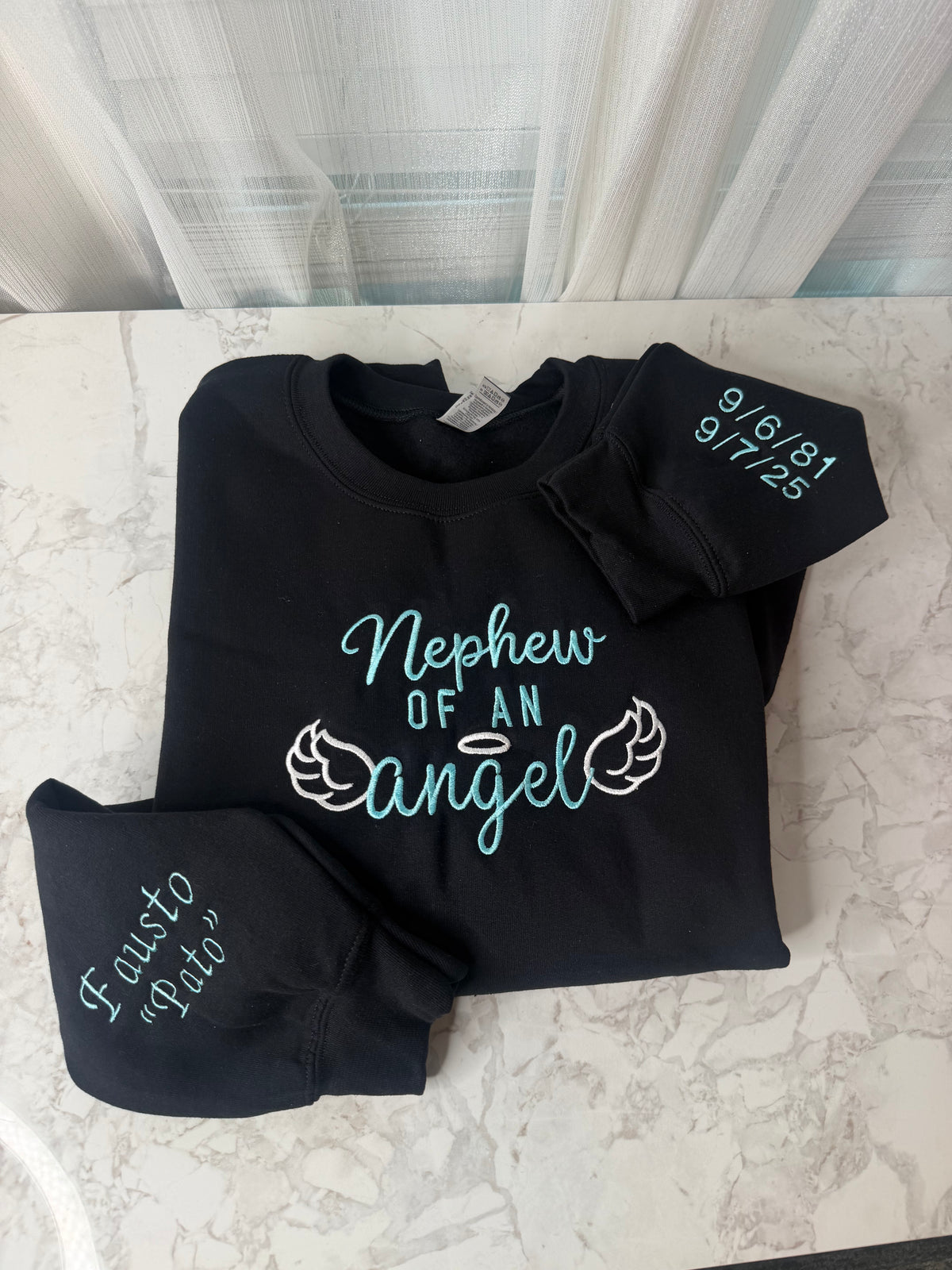 Nephew of an angel sweatshirt