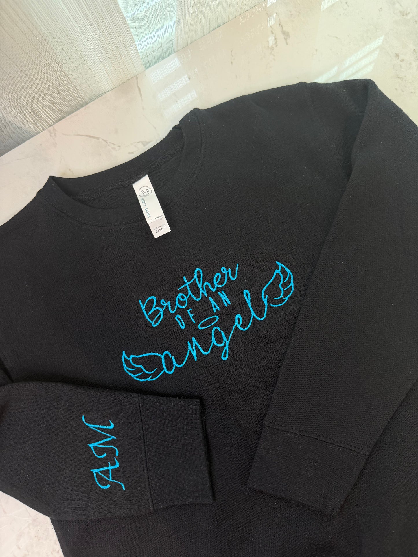 Sister/Brother angel sweater (toddler)
