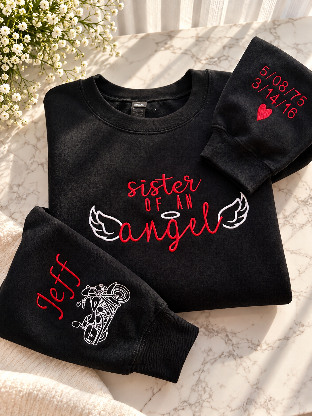 A - Sister of an angel Sweater