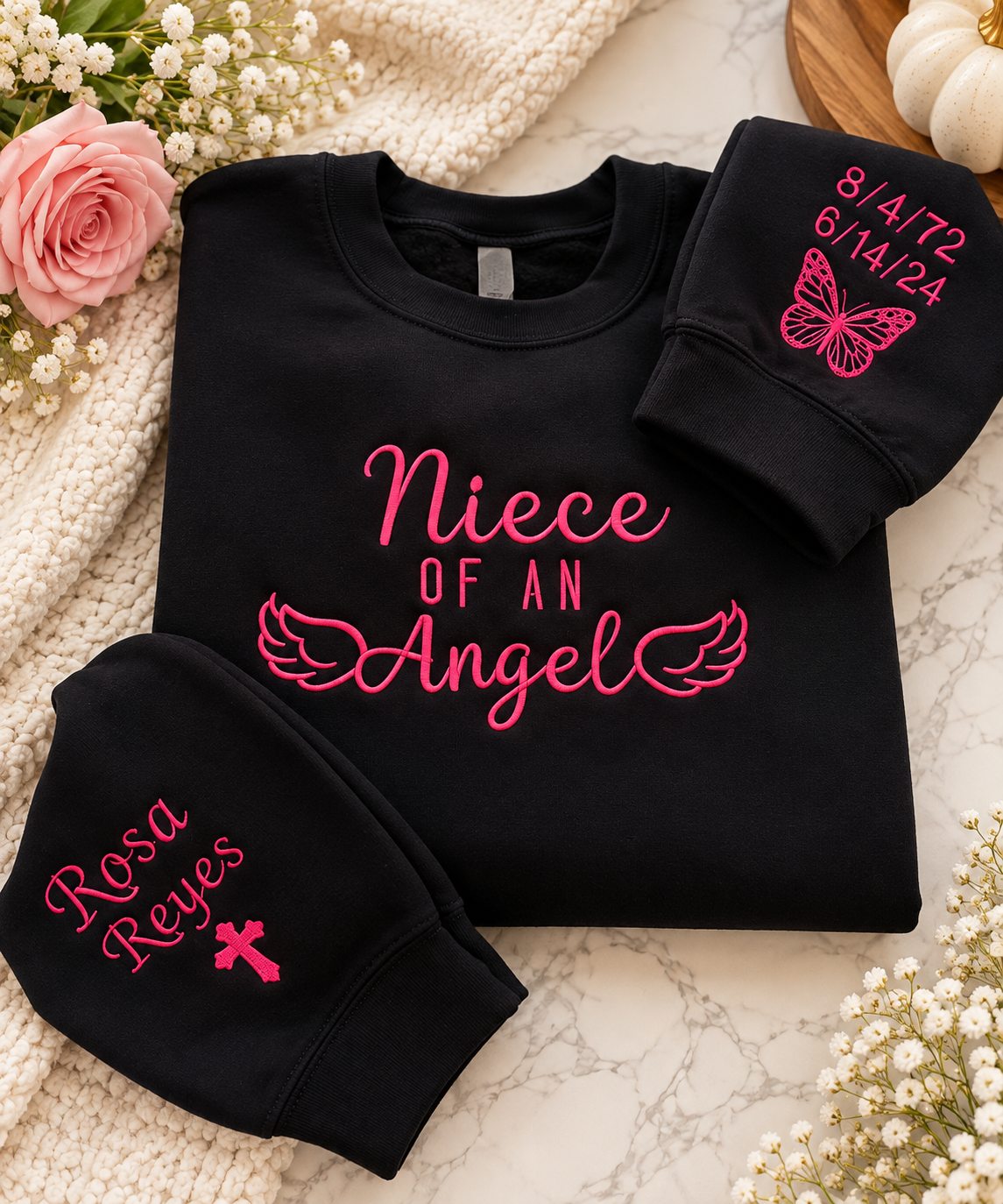 Niece of an angel sweatshirt