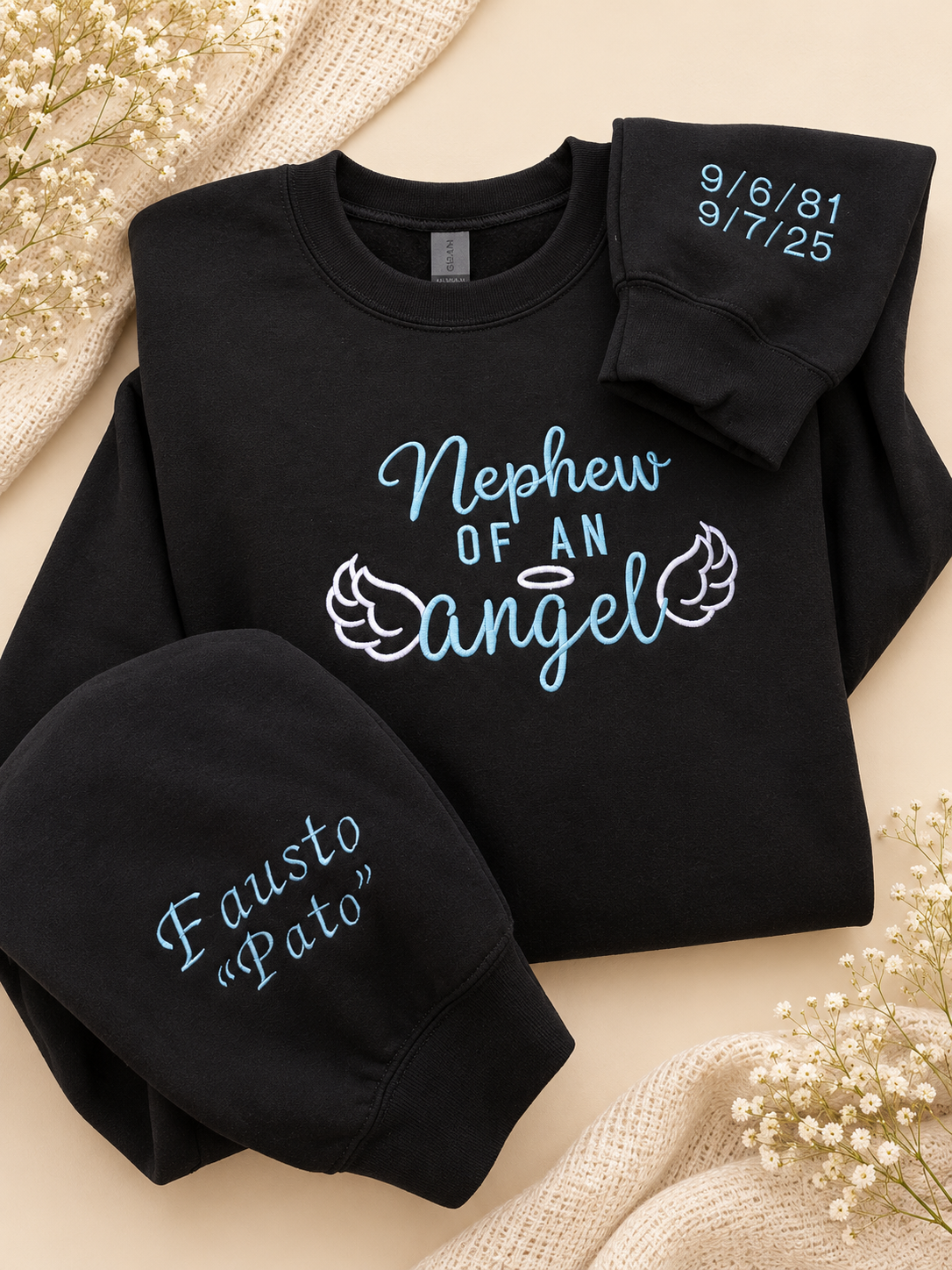 Nephew of an angel sweatshirt